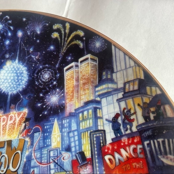 Franklin Mint Limited edition heirloom new year cat plate - Picture 8 of 8